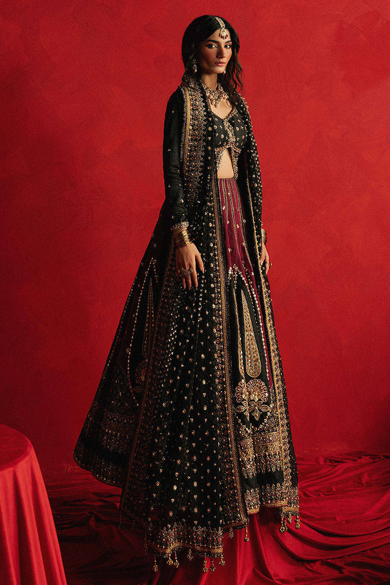 Republic Dil Raas Style — Mairaz Black & Maroon Sharara