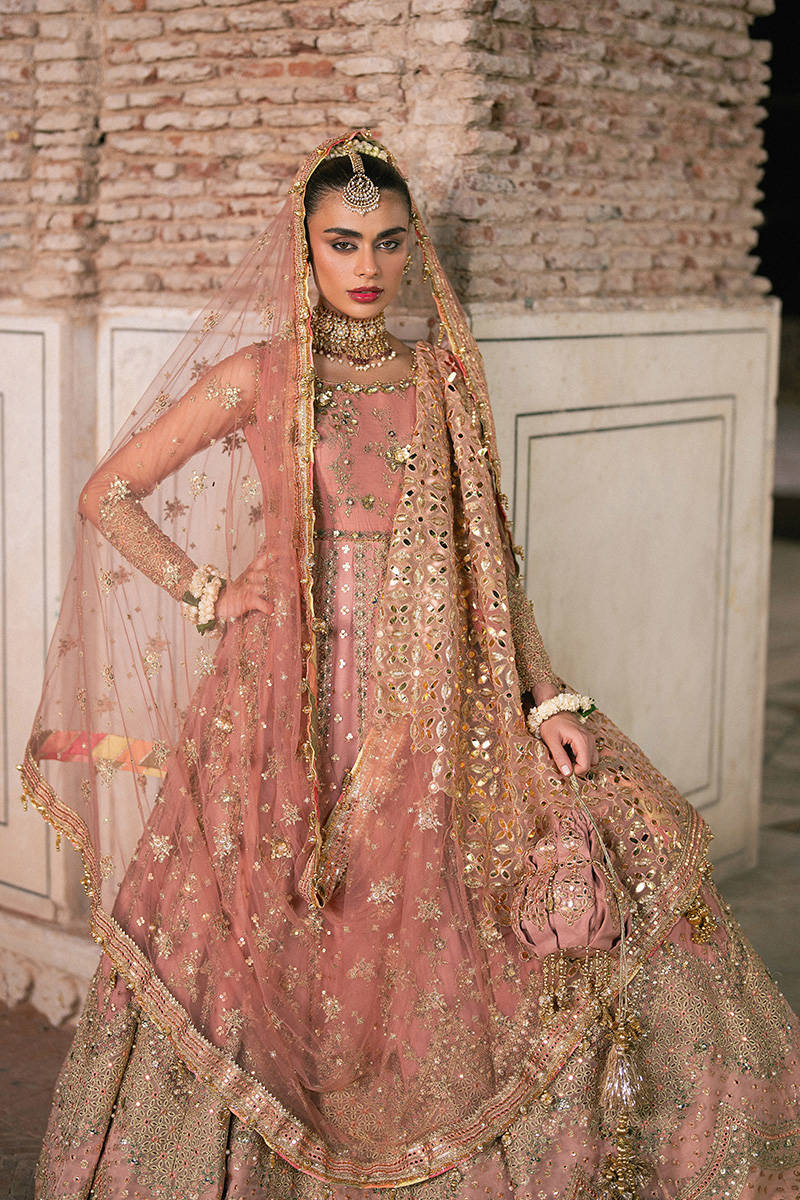 MNR Khushboo Style — Mairaz Pink Long Frock