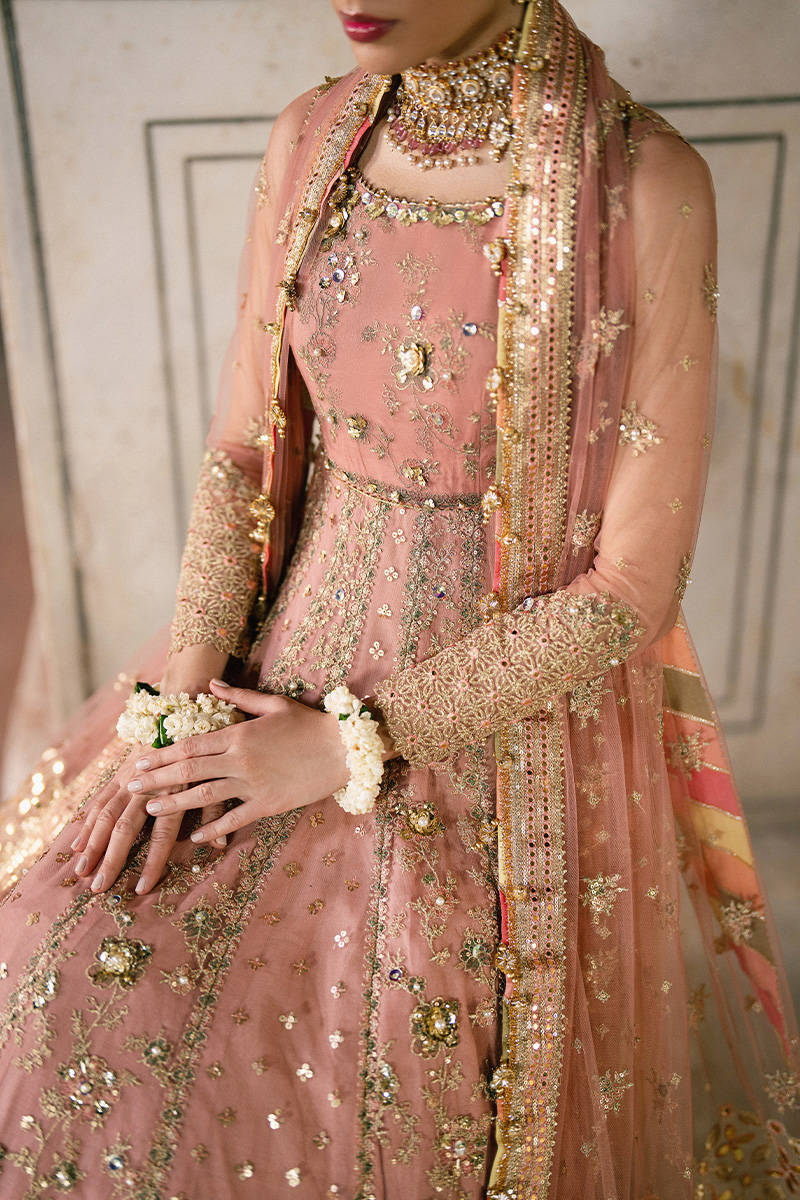 MNR Khushboo Style — Mairaz Pink Long Frock