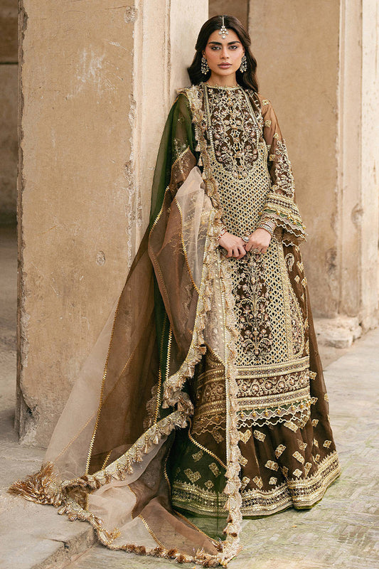 MNR Tabeer Style — Mairaz Brown Sharara