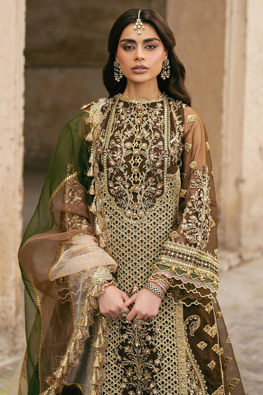 MNR Tabeer Style — Mairaz Brown Sharara
