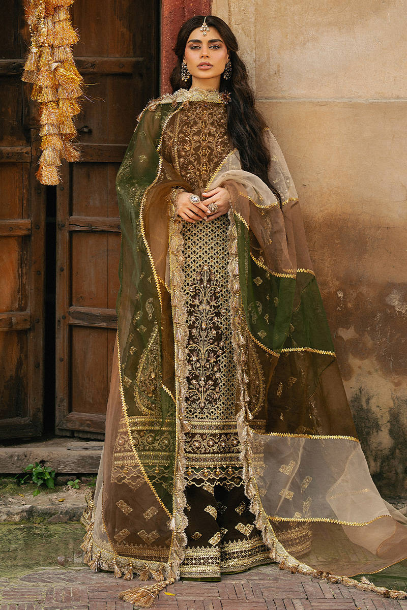 MNR Tabeer Style — Mairaz Brown Sharara