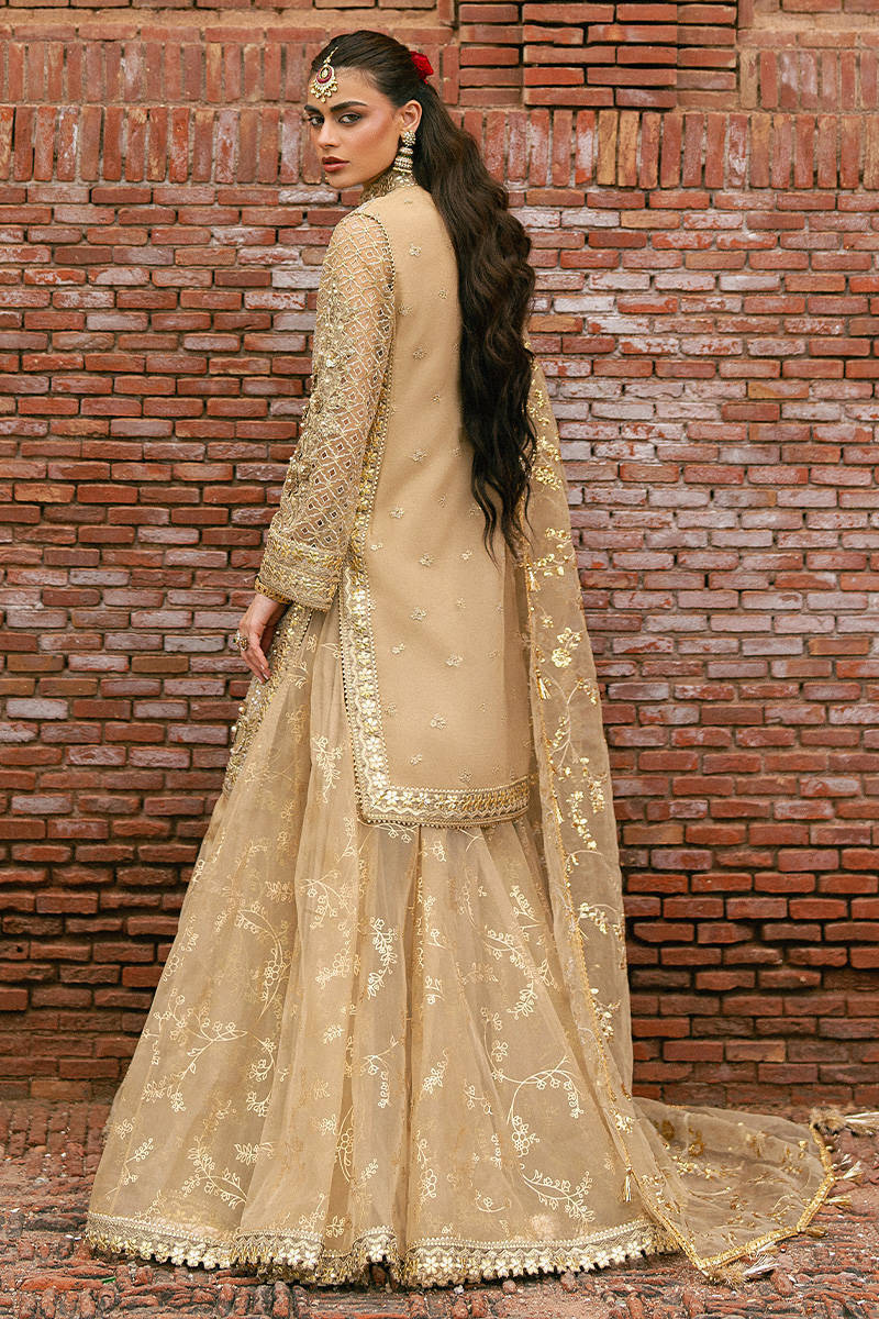 MNR Roshni Style — Mairaz Skin-Toned Gharara