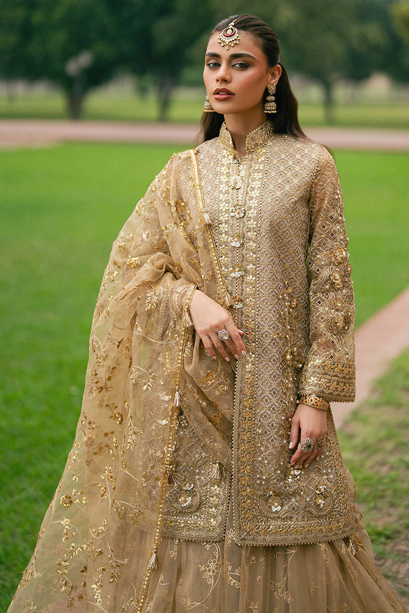 MNR Roshni Style — Mairaz Skin-Toned Gharara