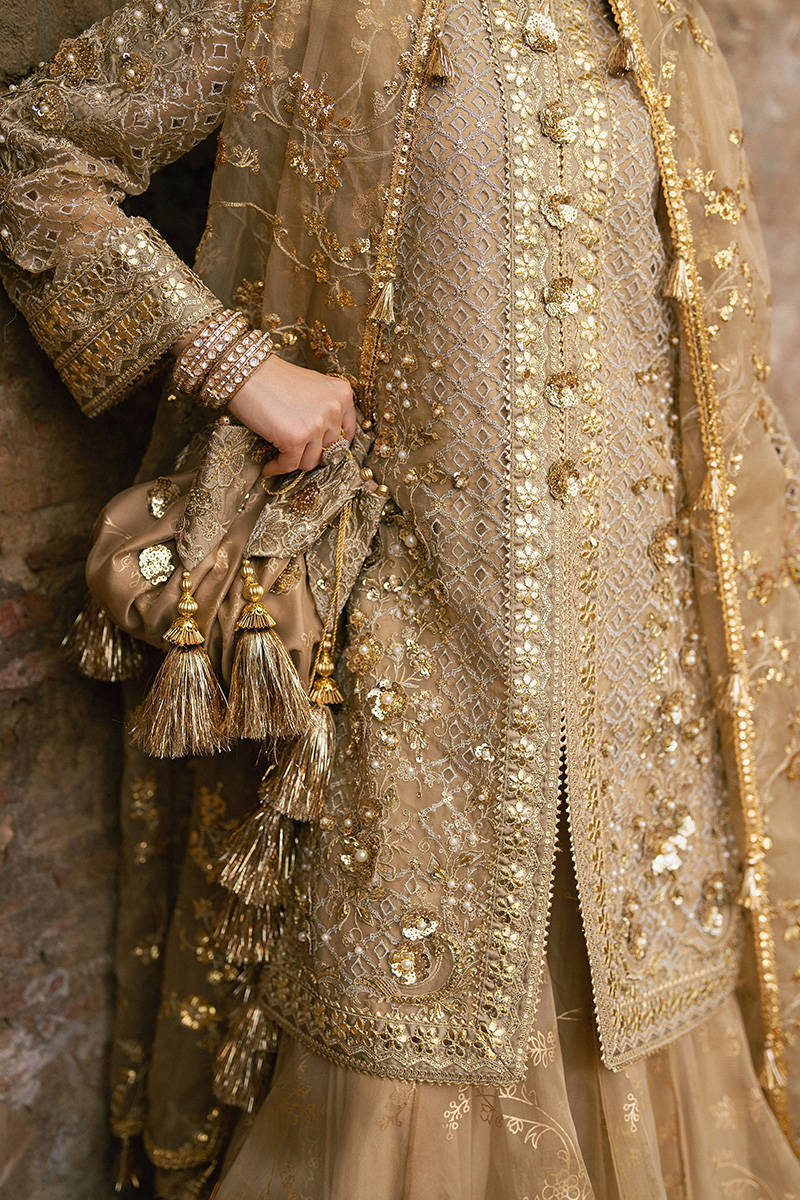 MNR Roshni Style — Mairaz Skin-Toned Gharara