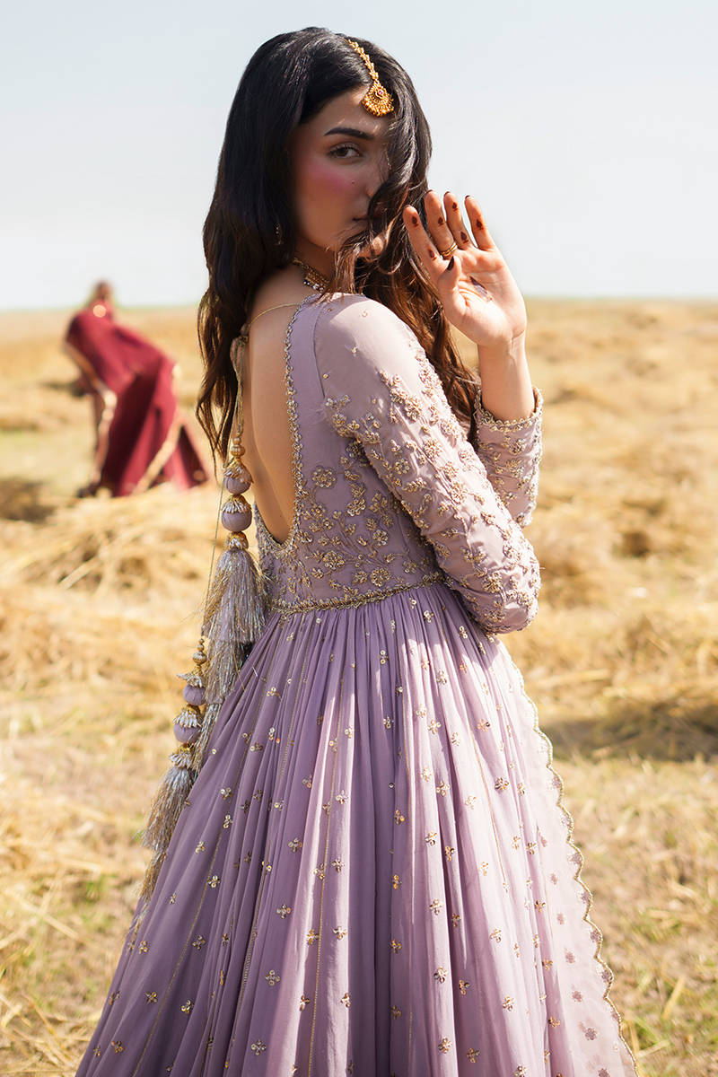 Mohsin Naveed Ranjha Ardaas style — Mairaz lilac maxi reference, view 2 of 7