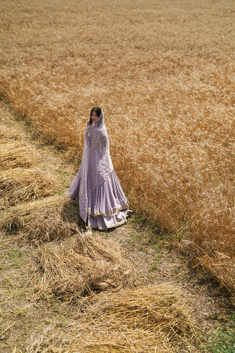 Mohsin Naveed Ranjha Ardaas style — Mairaz lilac maxi reference, view 4 of 7