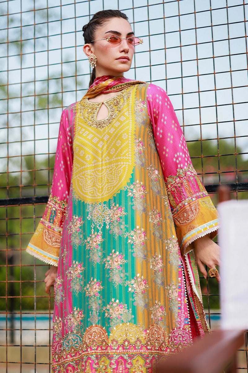 Ansab Jahangir Elif Style — Mairaz Multi Salwar Kameez