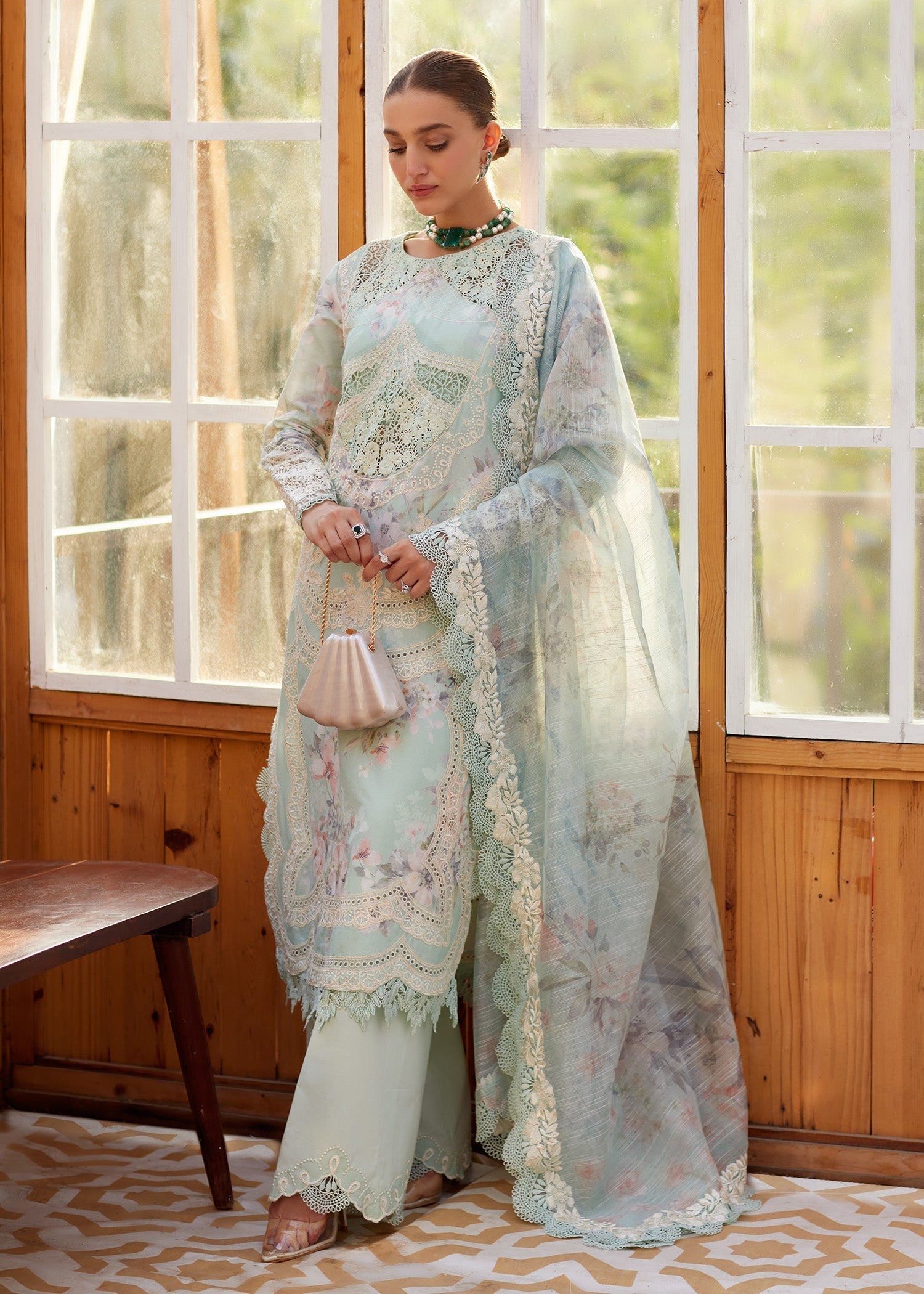 Dream in Print Style — Mairaz Celeste Lawn Suit