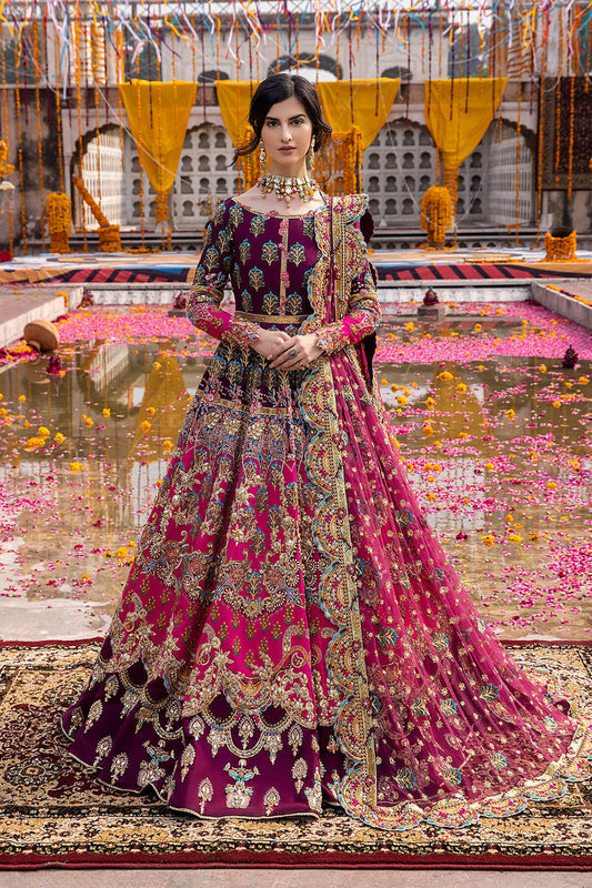 Mina Kashif Mahrosh Style — Mairaz Flared Gown
