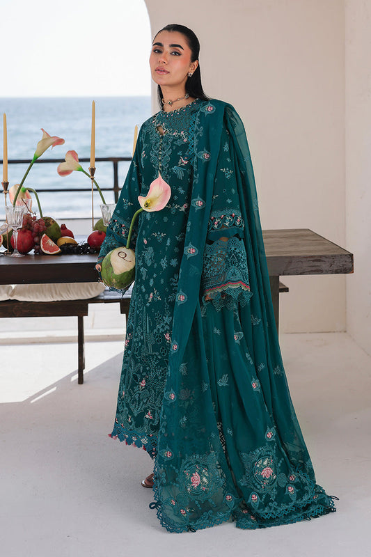 Qalamkar SA-04 Elif Style — Mairaz Lawn Suit