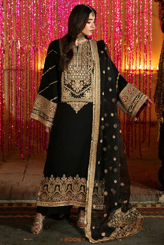 Saad Shaikh Yasmin Style — Mairaz Black Three-Piece Suit