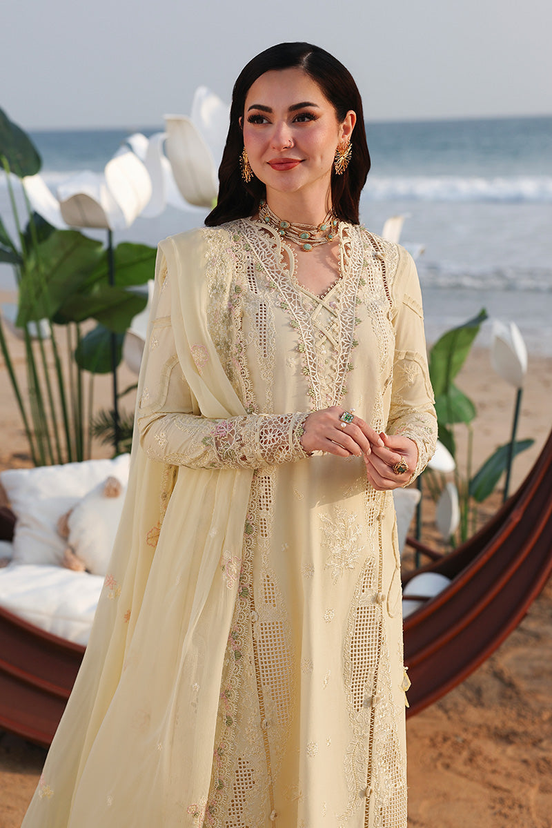 Qalamkar SA-03 Safa Style — Mairaz Pink & Green Lawn Suit