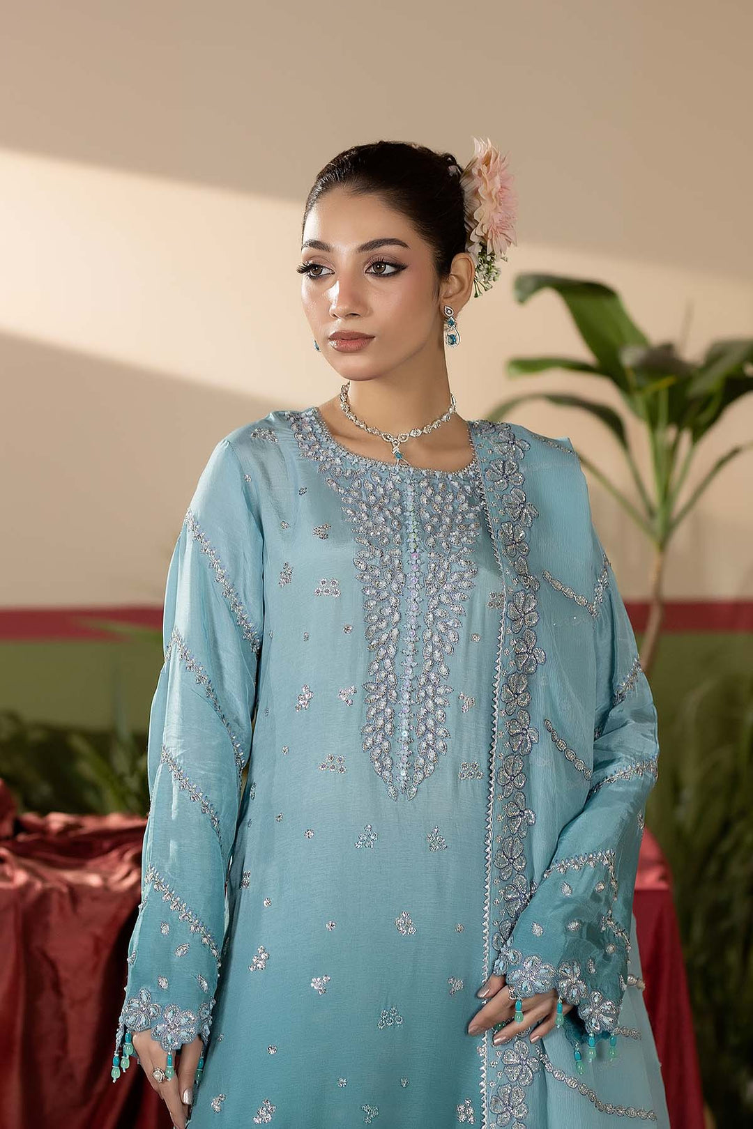 Maryams Sapphire-HRI-8591 Style — Mairaz Three-Piece Suit