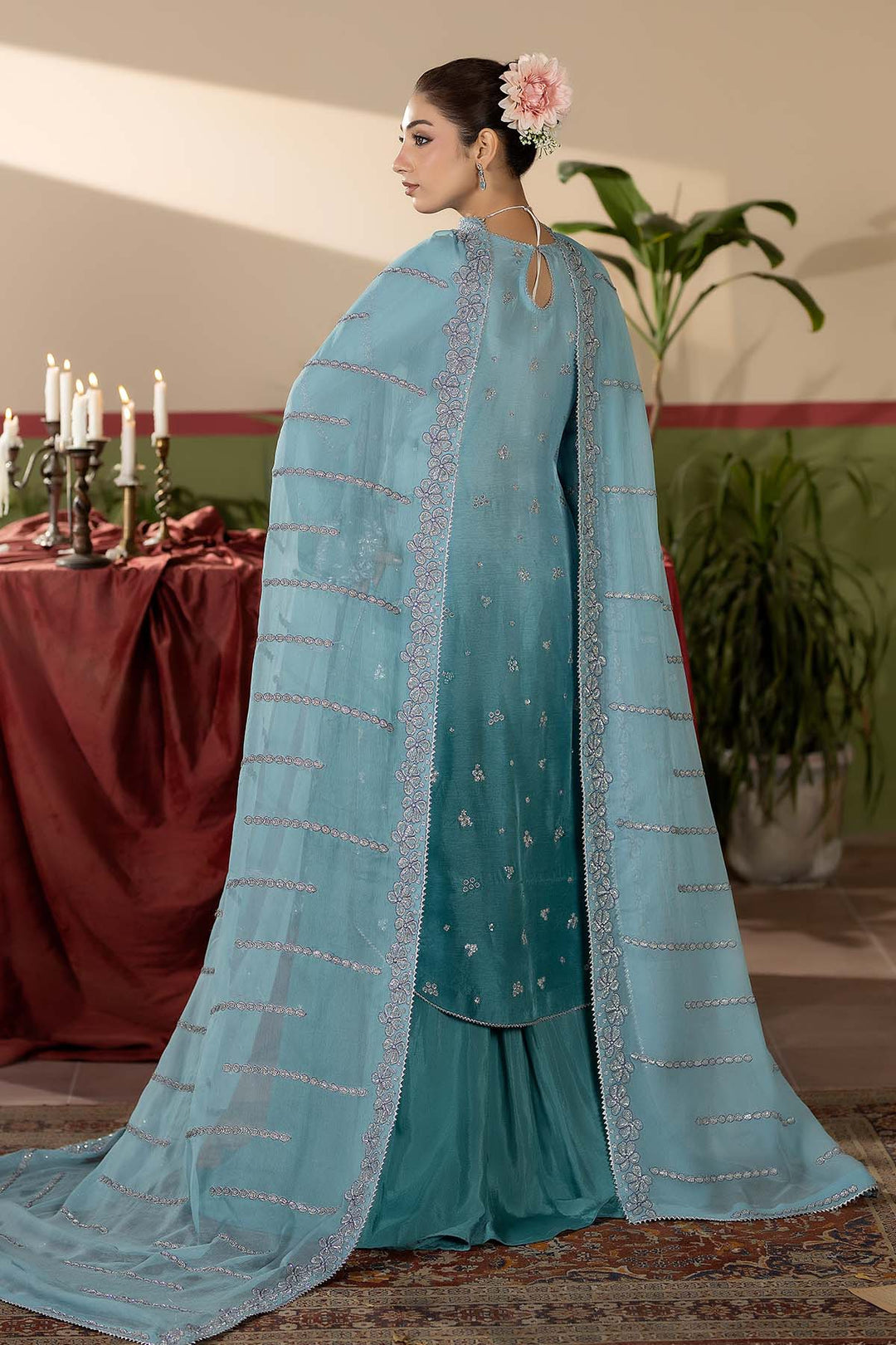 Maryams Sapphire-HRI-8591 Style — Mairaz Three-Piece Suit
