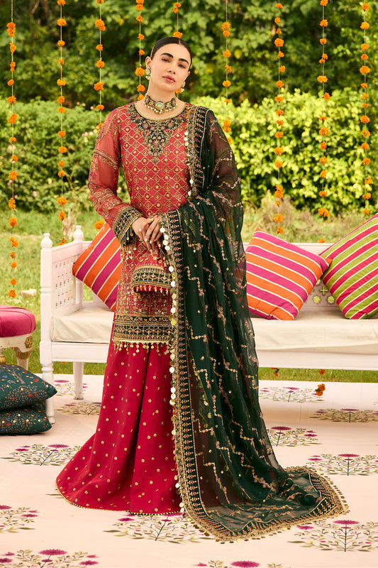Alizeh Ghoomar Style — Mairaz Three-Piece Suit