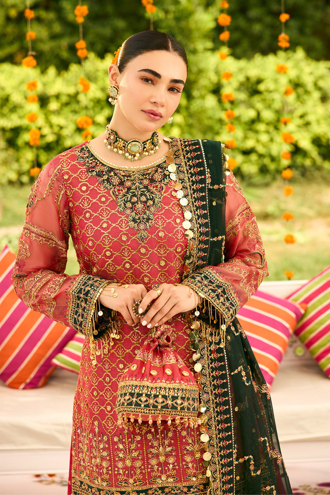 Alizeh Ghoomar Style — Mairaz Three-Piece Suit