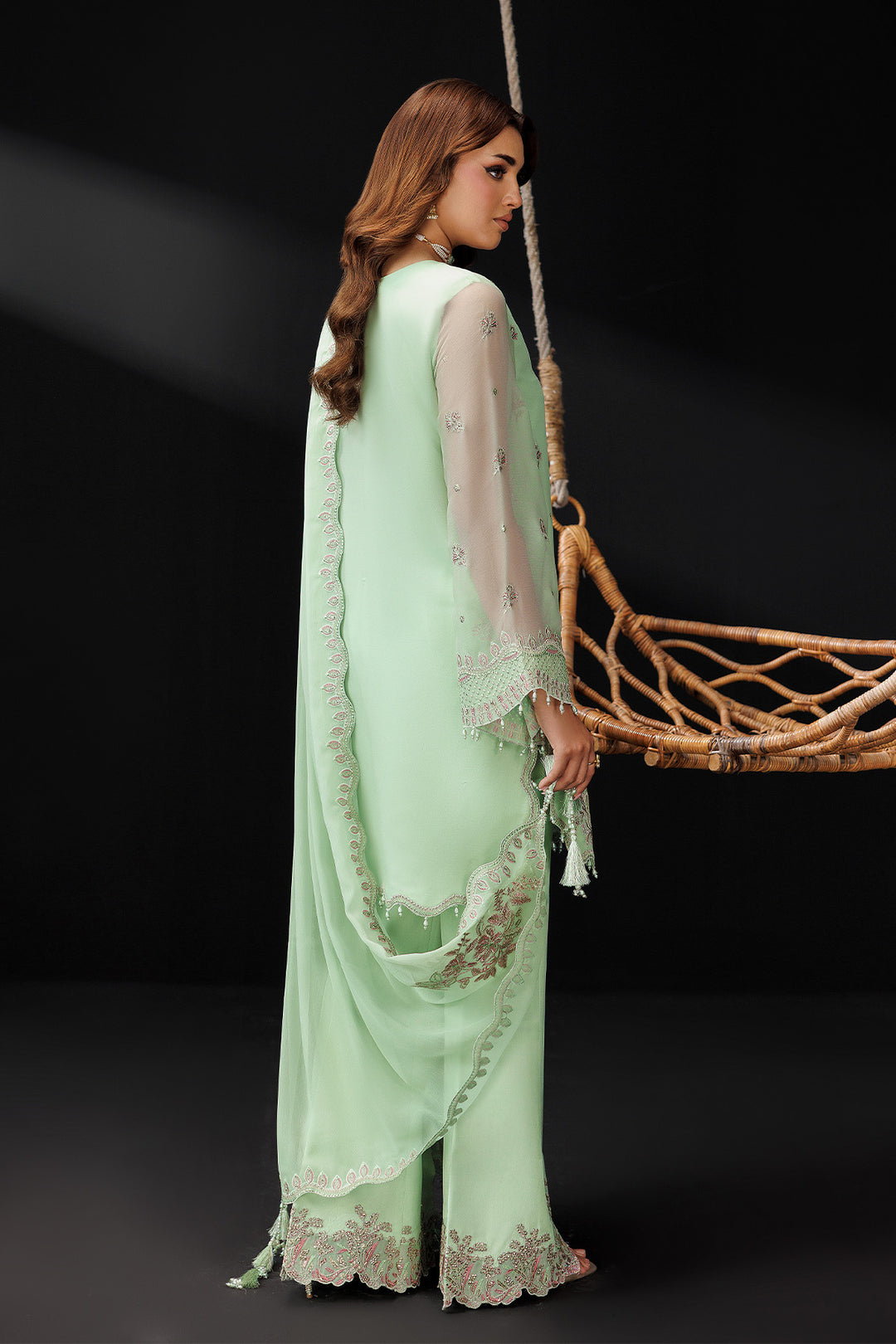 Alizeh AF-DUA-3038-Opaline Style — Mairaz Three-Piece Suit