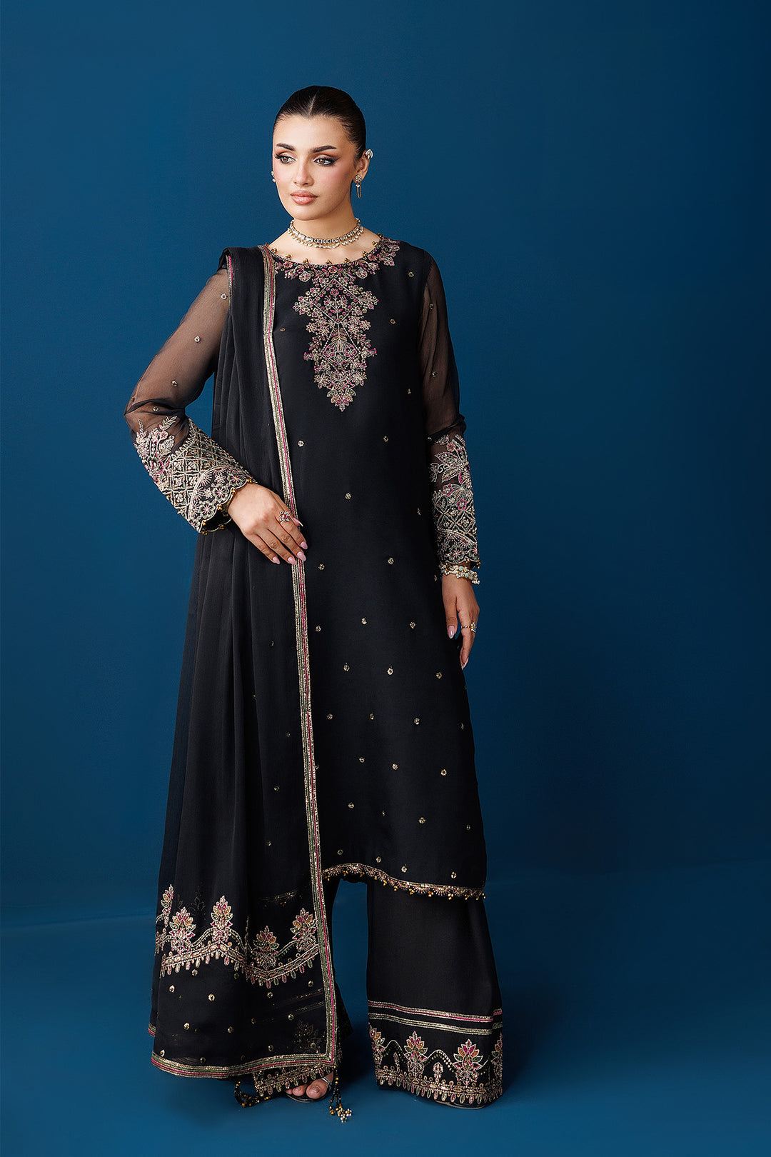Alizeh AF-DUA-3037-Eclipse Style — Mairaz Three-Piece Suit