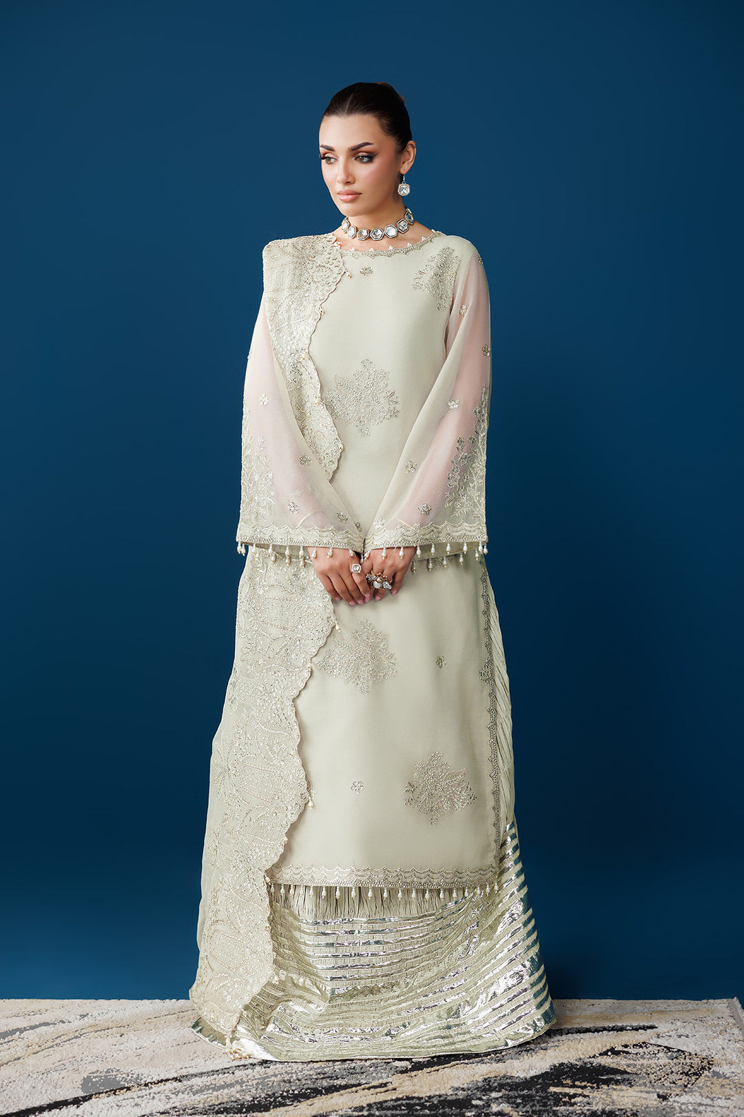 Alizeh Dew Drop Style — Mairaz Three-Piece Suit