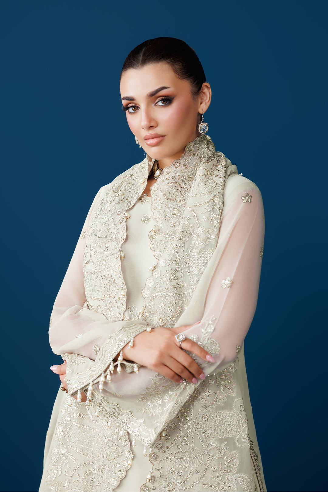 Alizeh Dew Drop Style — Mairaz Three-Piece Suit