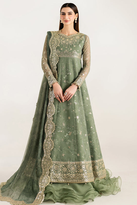 Farasha Olive Aura Style — Mairaz Three-Piece Suit
