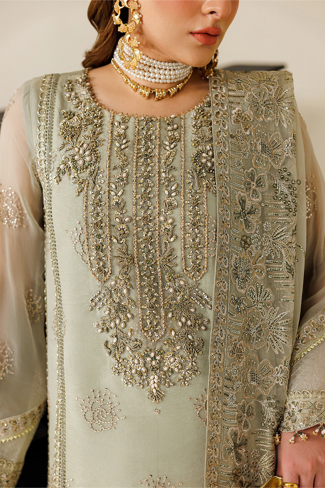 Alizeh Javi Style — Mairaz Three-Piece Suit