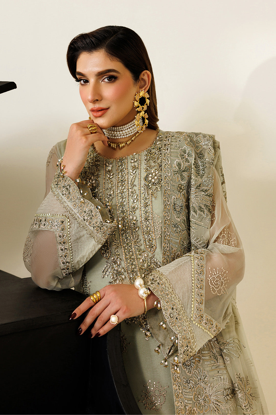 Alizeh Javi Style — Mairaz Three-Piece Suit