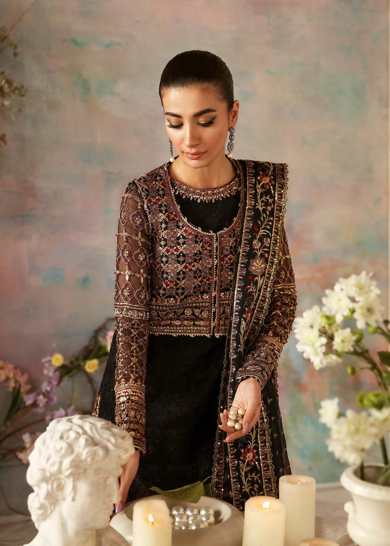 Akbar Aslam Ebene U-1547 Style — Mairaz Three-Piece Suit