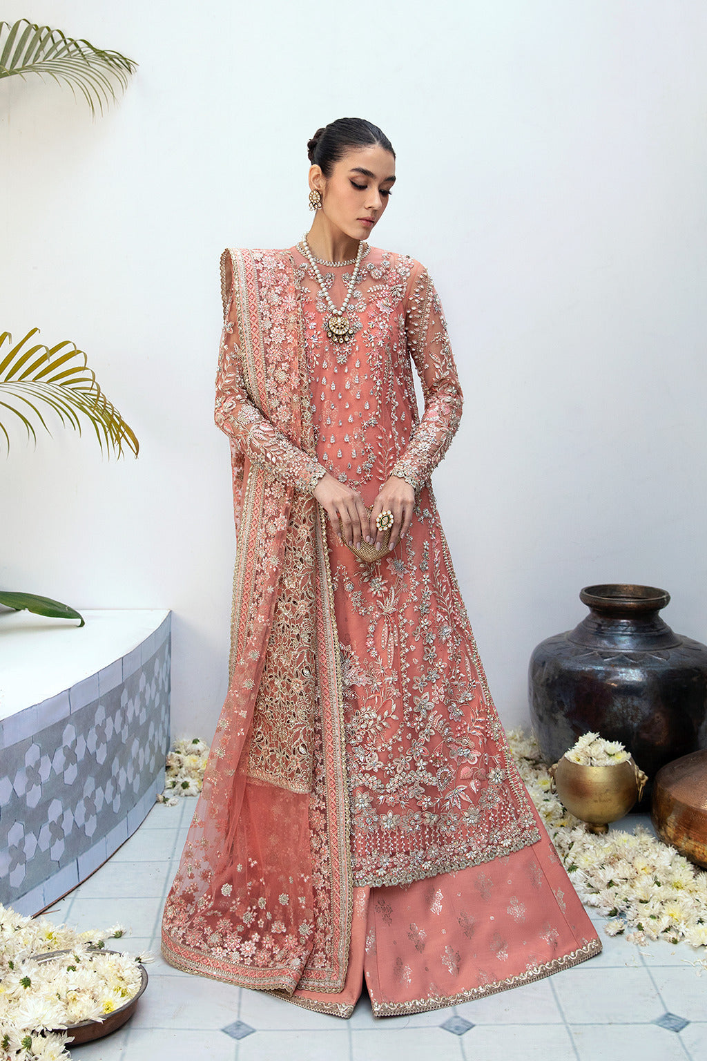 Soraya Elza Style — Mairaz Peach Sharara