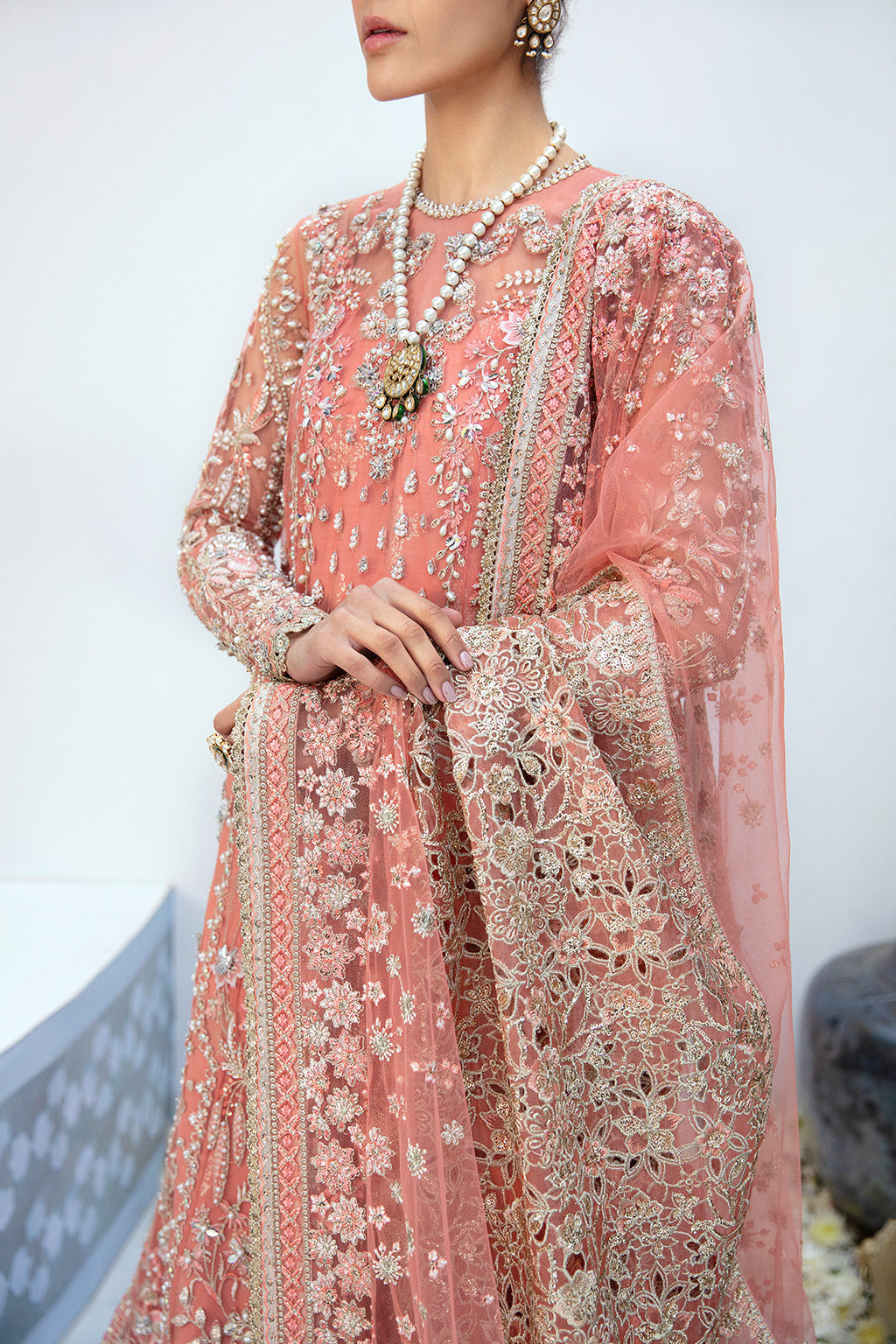 Soraya Elza Style — Mairaz Peach Sharara