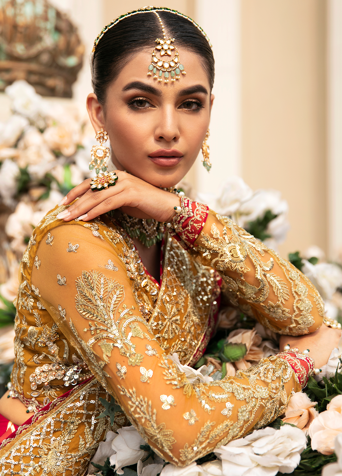 Gulaal Diya Style — Mairaz Lehenga