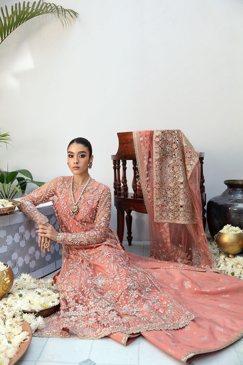 Soraya Elza Style — Mairaz Peach Sharara