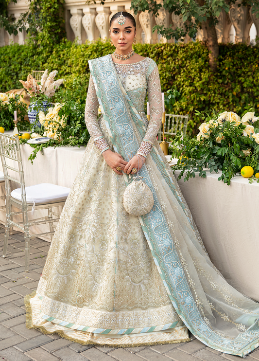 Gulaal Nareena Style — Mairaz Mint Green Long Frock
