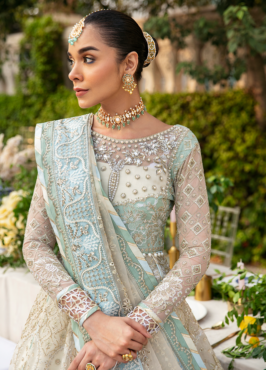 Gulaal Nareena Style — Mairaz Mint Green Long Frock