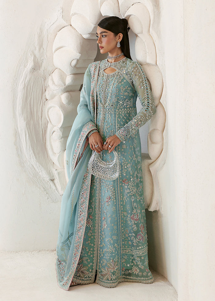Suffuse Iyara Style — Mairaz Ice Blue Wedding Maxi
