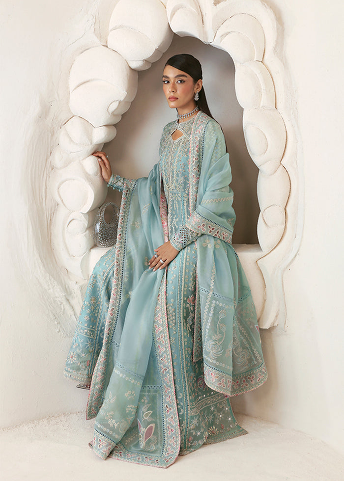 Suffuse Iyara Style — Mairaz Ice Blue Wedding Maxi