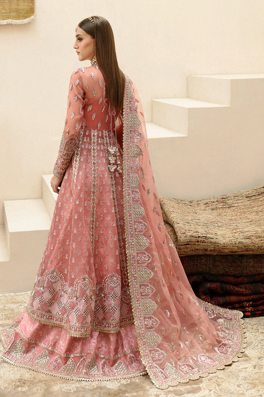 Afrozeh Shahpara Style — Mairaz Pink Three-Piece Suit