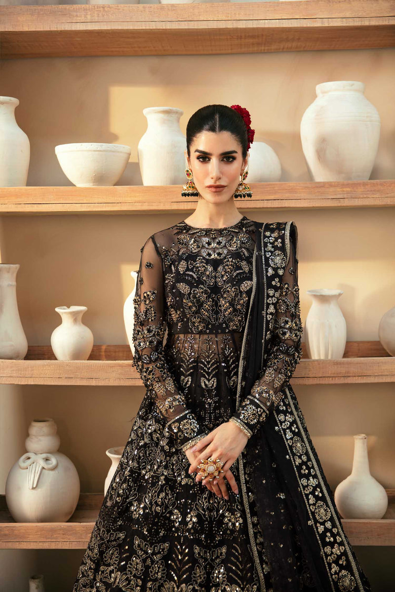 Akbar Aslam Cinder U-1562 Style — Mairaz Lehenga