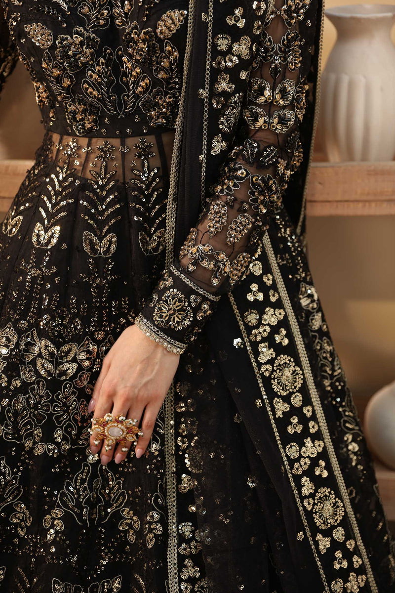 Akbar Aslam Cinder U-1562 Style — Mairaz Lehenga