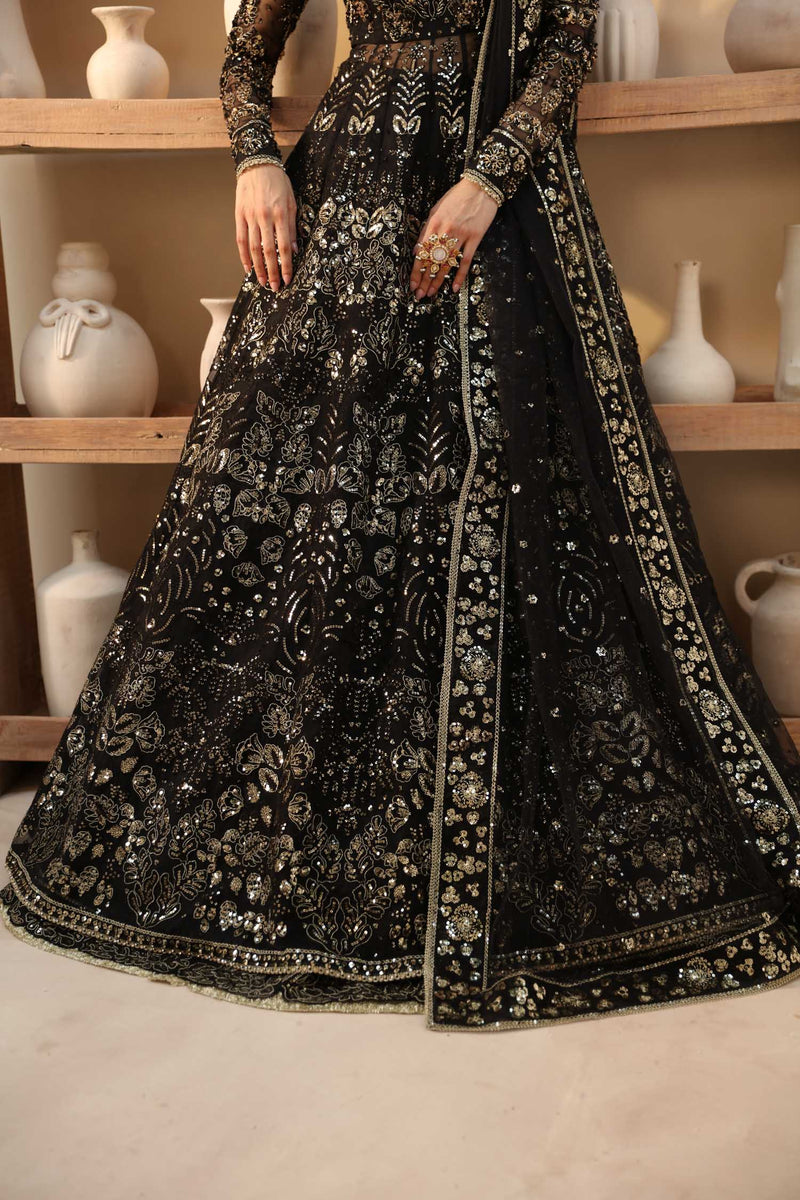 Akbar Aslam Cinder U-1562 Style — Mairaz Lehenga