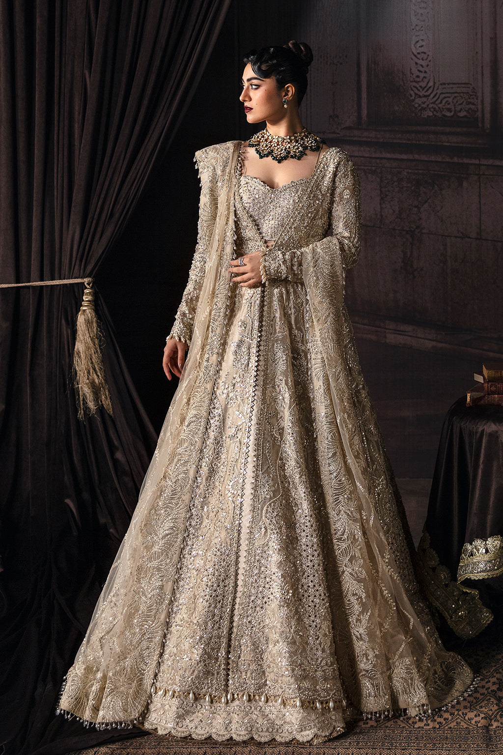 Afrozeh Margaret Style — Mairaz Golden Wedding Maxi