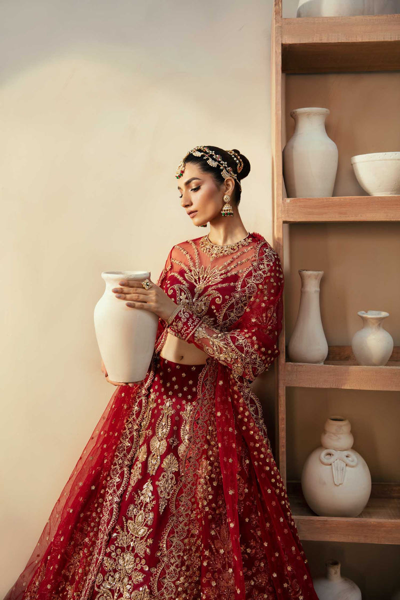 Akbar Aslam Embyrlen U-1563 Style — Mairaz Wedding Maxi
