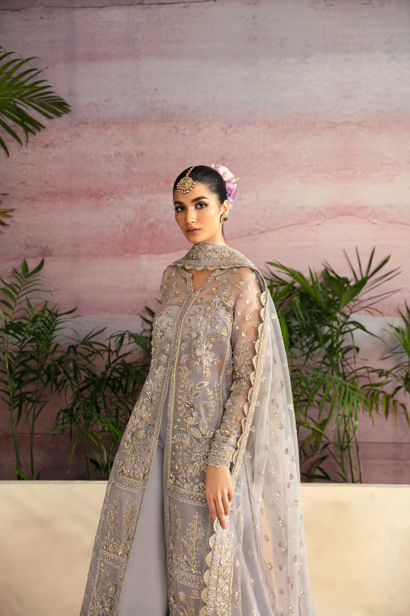 Akbar Aslam Moonlit U-1564 Style — Mairaz Three-Piece Suit
