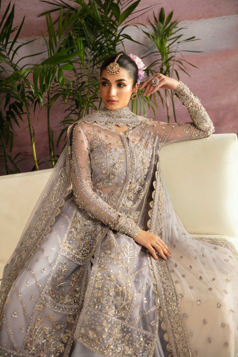 Akbar Aslam Moonlit U-1564 Style — Mairaz Three-Piece Suit