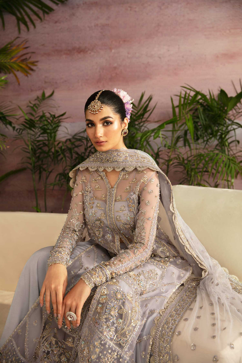 Akbar Aslam Moonlit U-1564 Style — Mairaz Three-Piece Suit