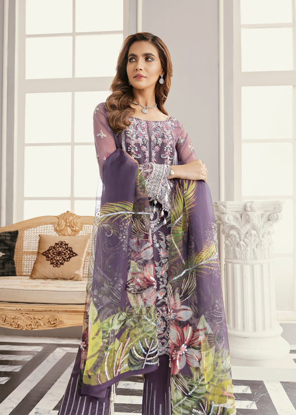Akbar Aslam Lupine U-1333 Style — Mairaz Three-Piece Suit