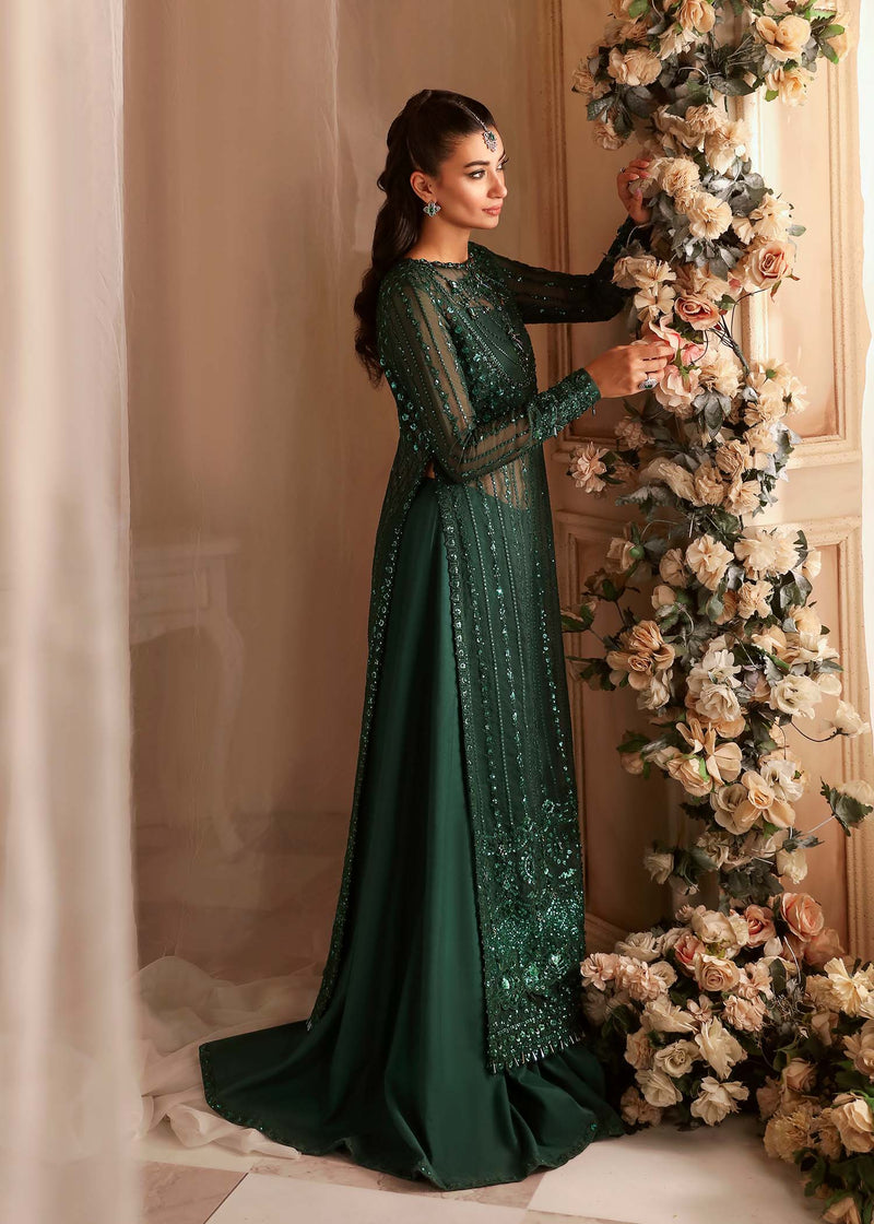 Akbar Aslam Emeraude U-1541 Style — Mairaz Three-Piece Suit