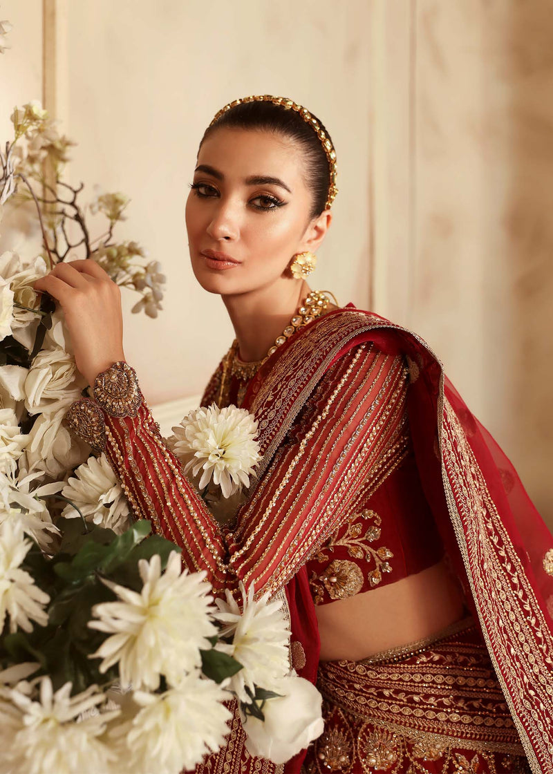 Akbar Aslam Rosier U-1540 Style — Mairaz Lehenga