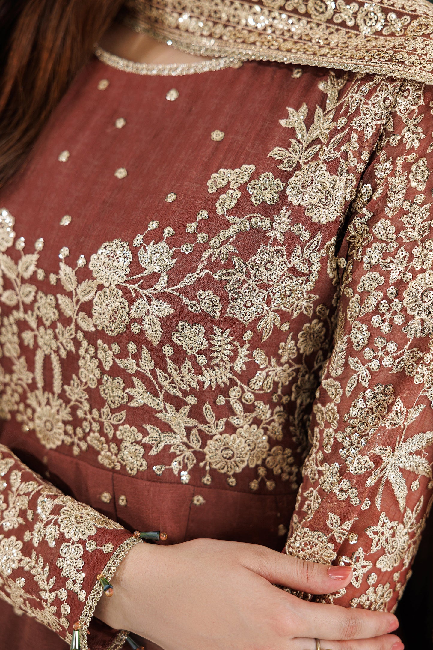 Farasha Rustic Glow Style — Mairaz Three-Piece Suit